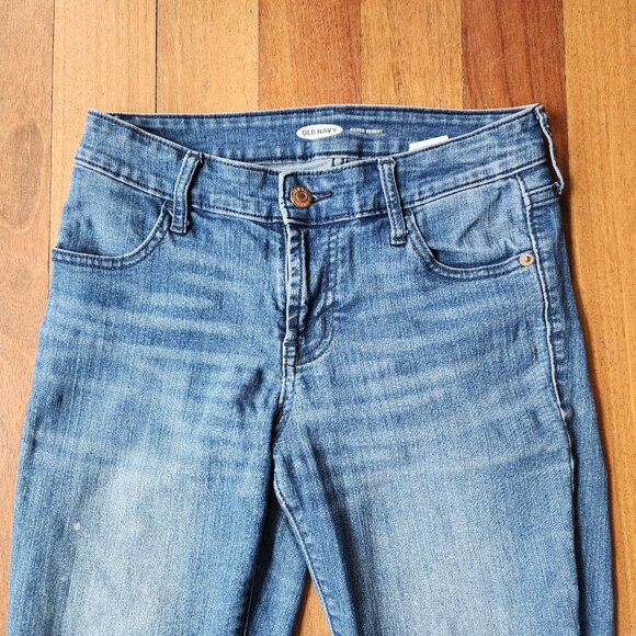 Old Navy Light Wash Denim Super Skinny Jeans Size 0 - Picture 4 of 15